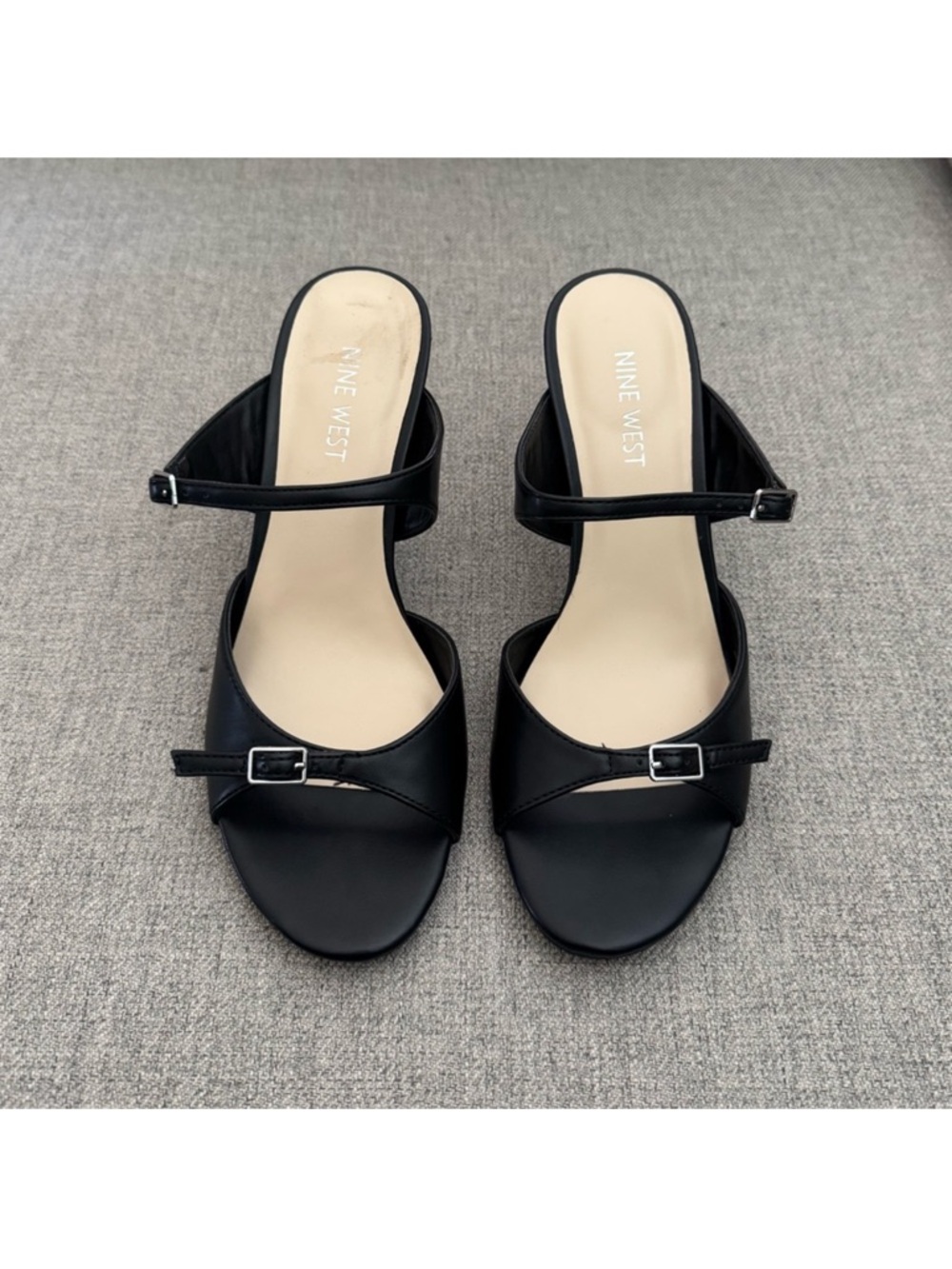 Nine West Redia Black Strappy Women’s Heels✨